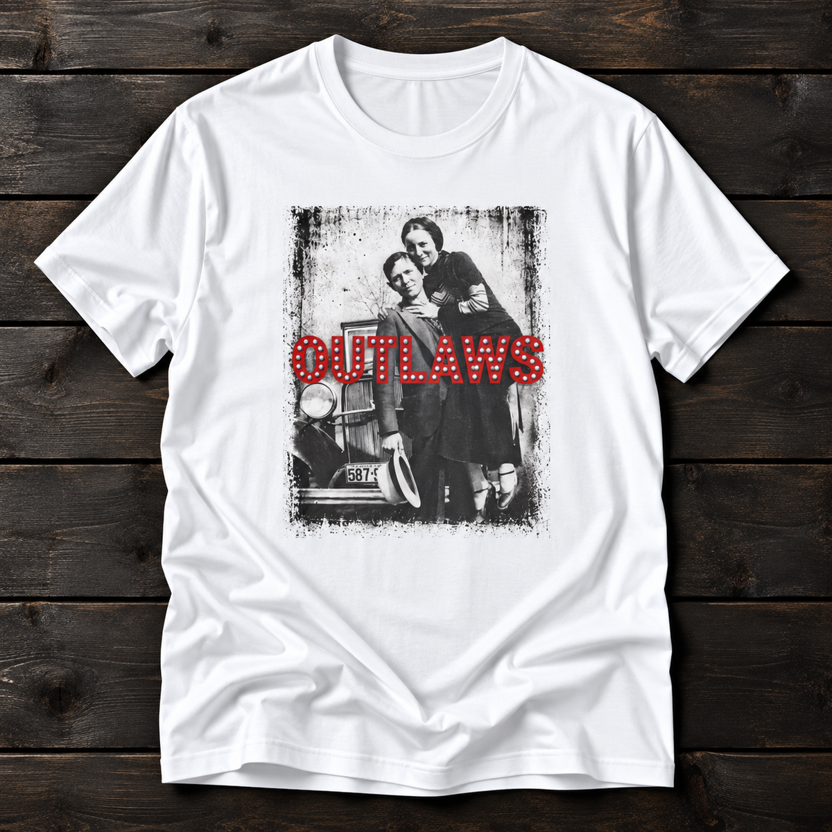 Bonnie & Clyde Outlaws T-Shirt