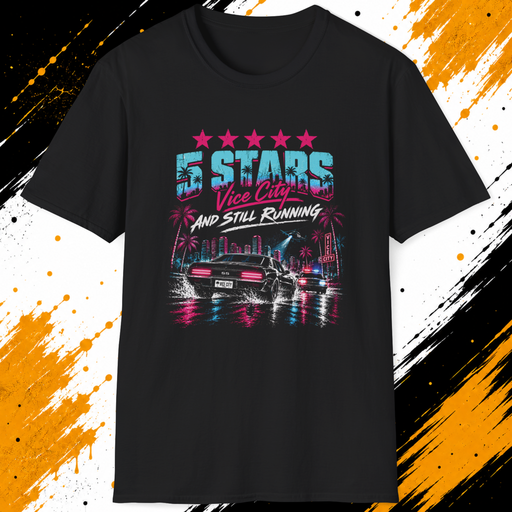 5 Stars Vice City T-Shirt