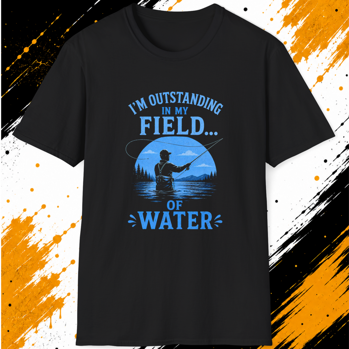 Outstanding In My Field Fishing T-Shirt