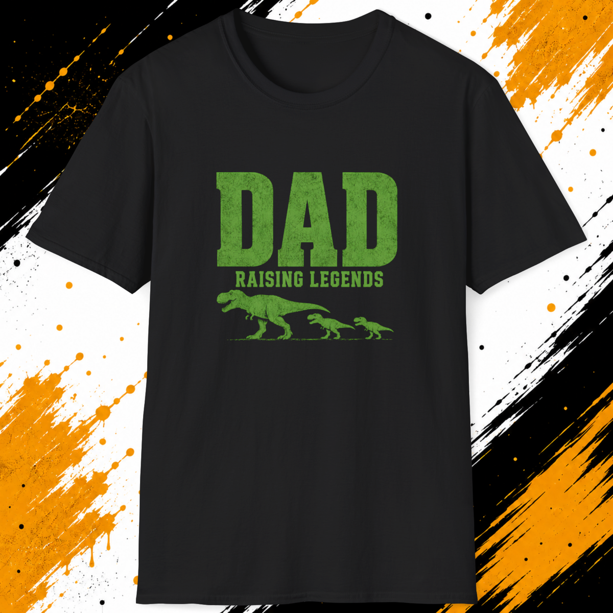 Dad Raising Legends Dinosaur T-Shirt – Funny T-Rex Father Gift