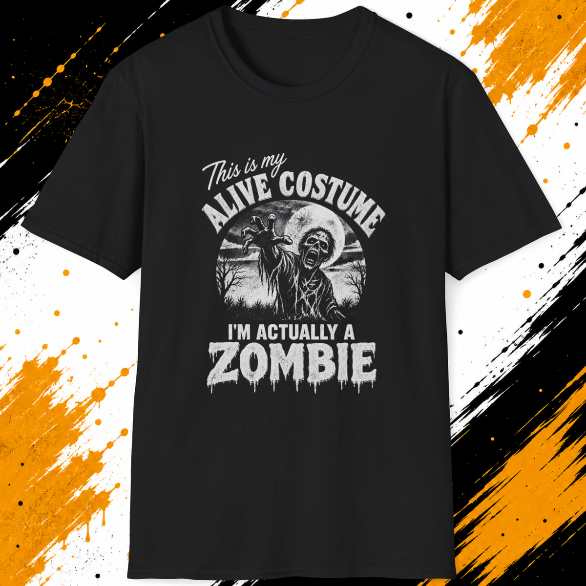 This Is My Alive Costume T-Shirt | Funny Zombie Halloween Shirt