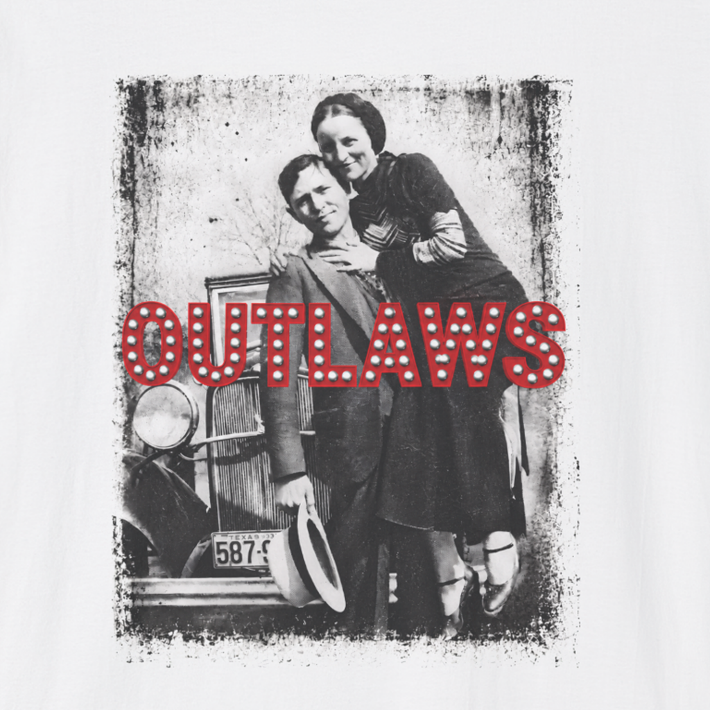Bonnie & Clyde Outlaws T-Shirt