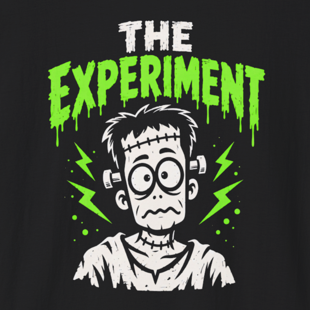 The Experiment T-Shirt | Funny Monster Halloween Shirt