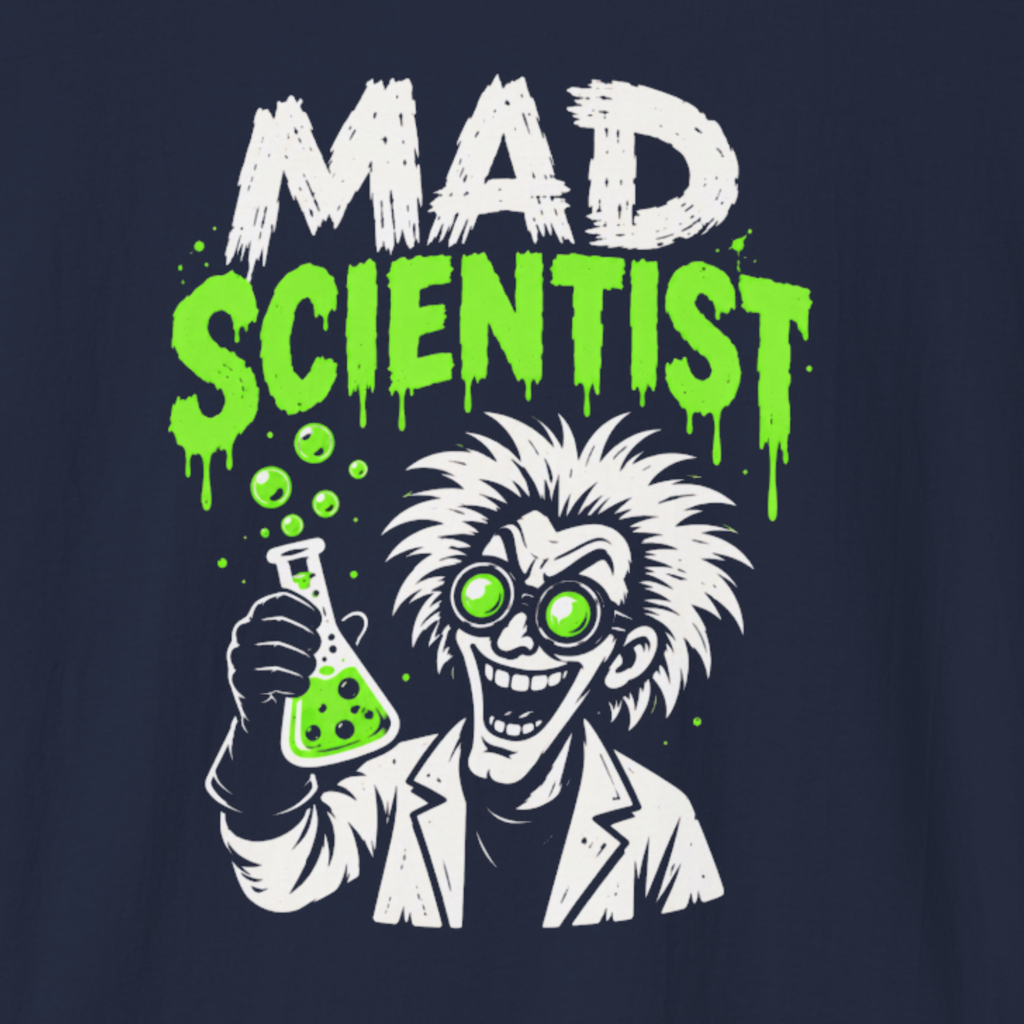 Mad Scientist T-Shirt | Funny Science Halloween Shirt