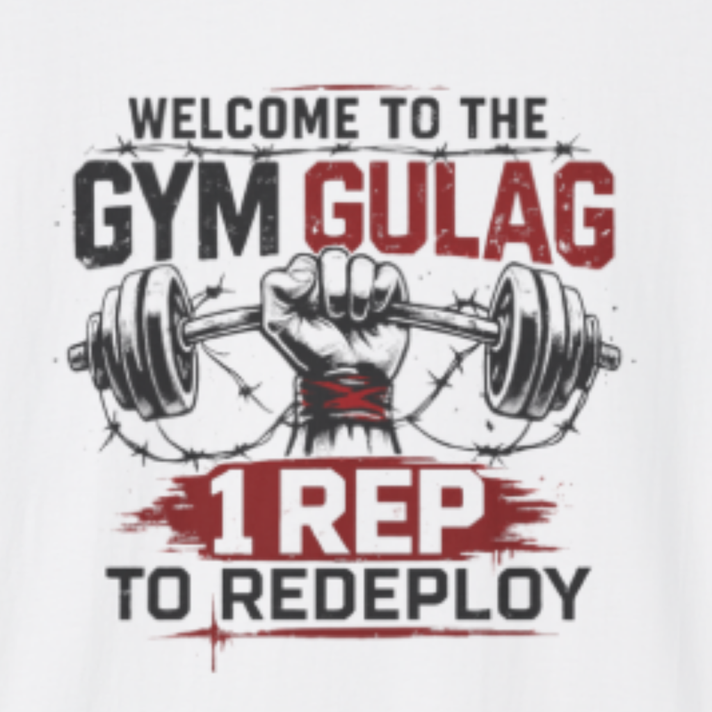 Gym Gulag 1 Rep to Redeploy Gaming T-Shirt