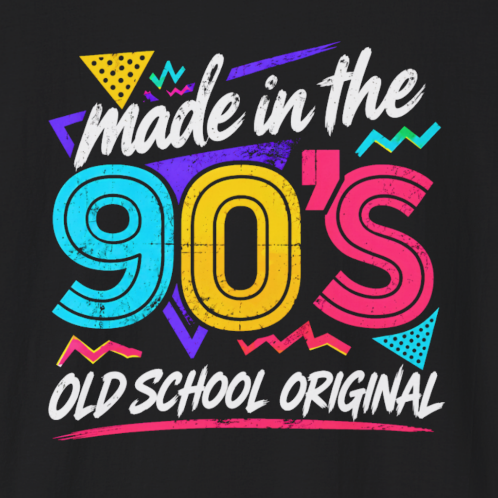 Made in the 90s T-Shirt – Old School Original Retro 90s Shirt