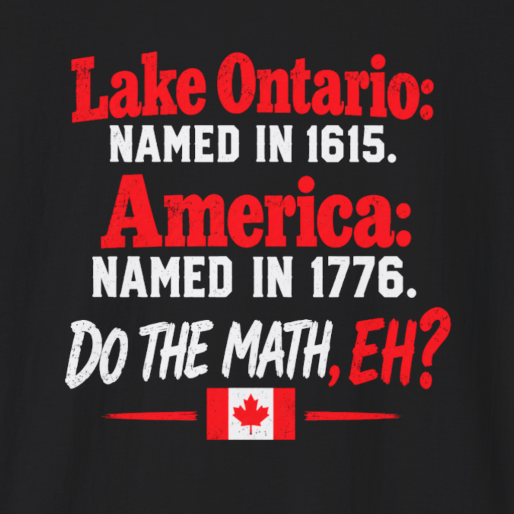 Lake Ontario Do The Math Eh Canada T-Shirt