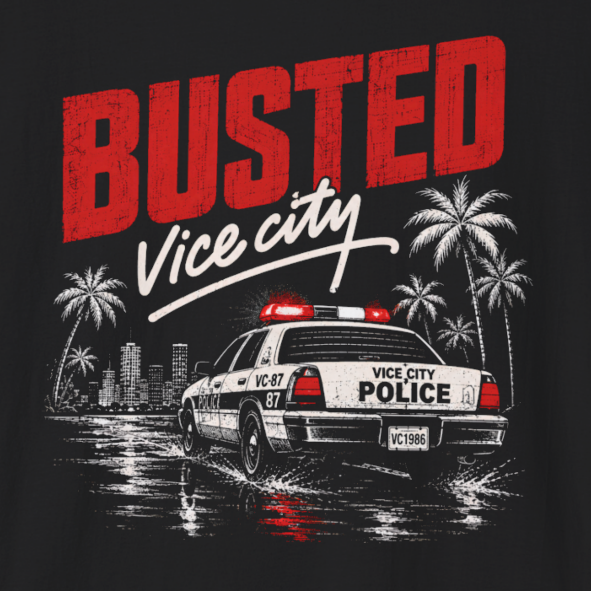 Busted Vice City T-Shirt