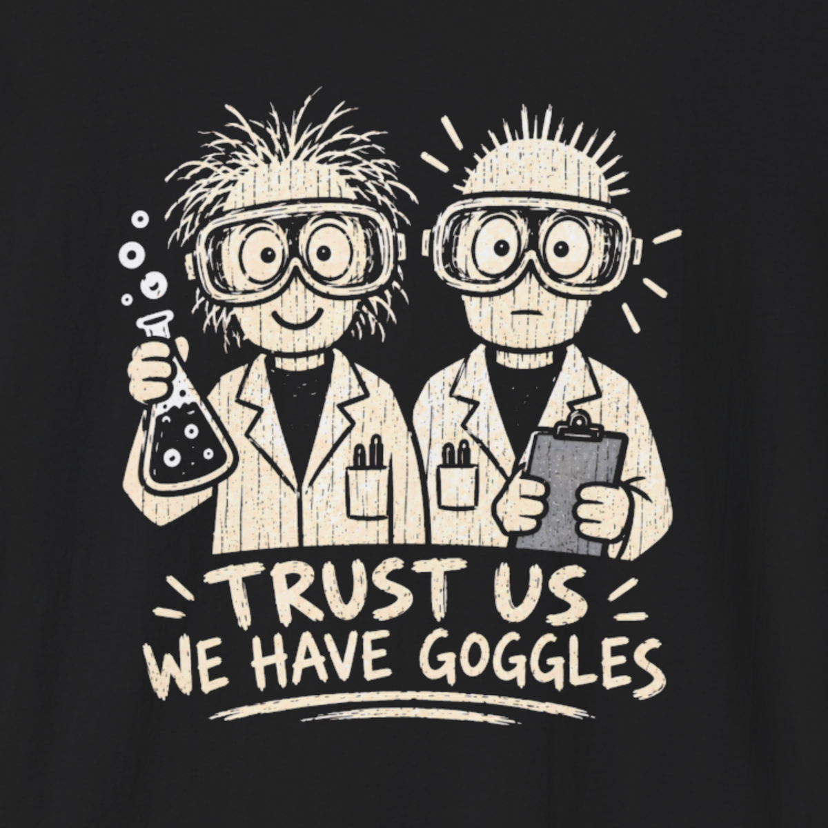 Trust Us We Have Goggles T-Shirt | Funny Scientist Shirt