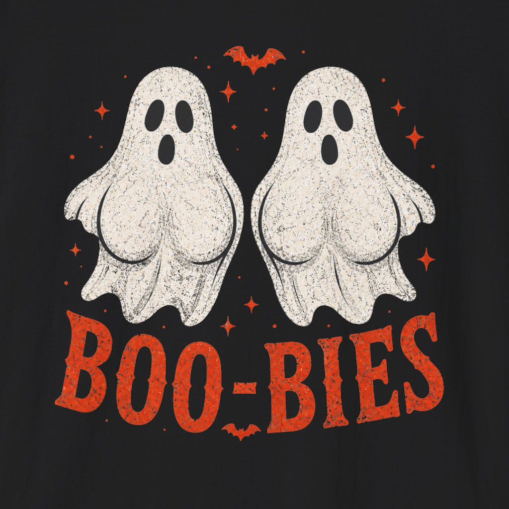 Boo-Bies Funny Halloween T-Shirt