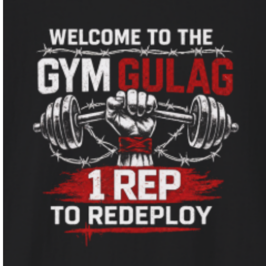 Gym Gulag 1 Rep to Redeploy Gaming T-Shirt