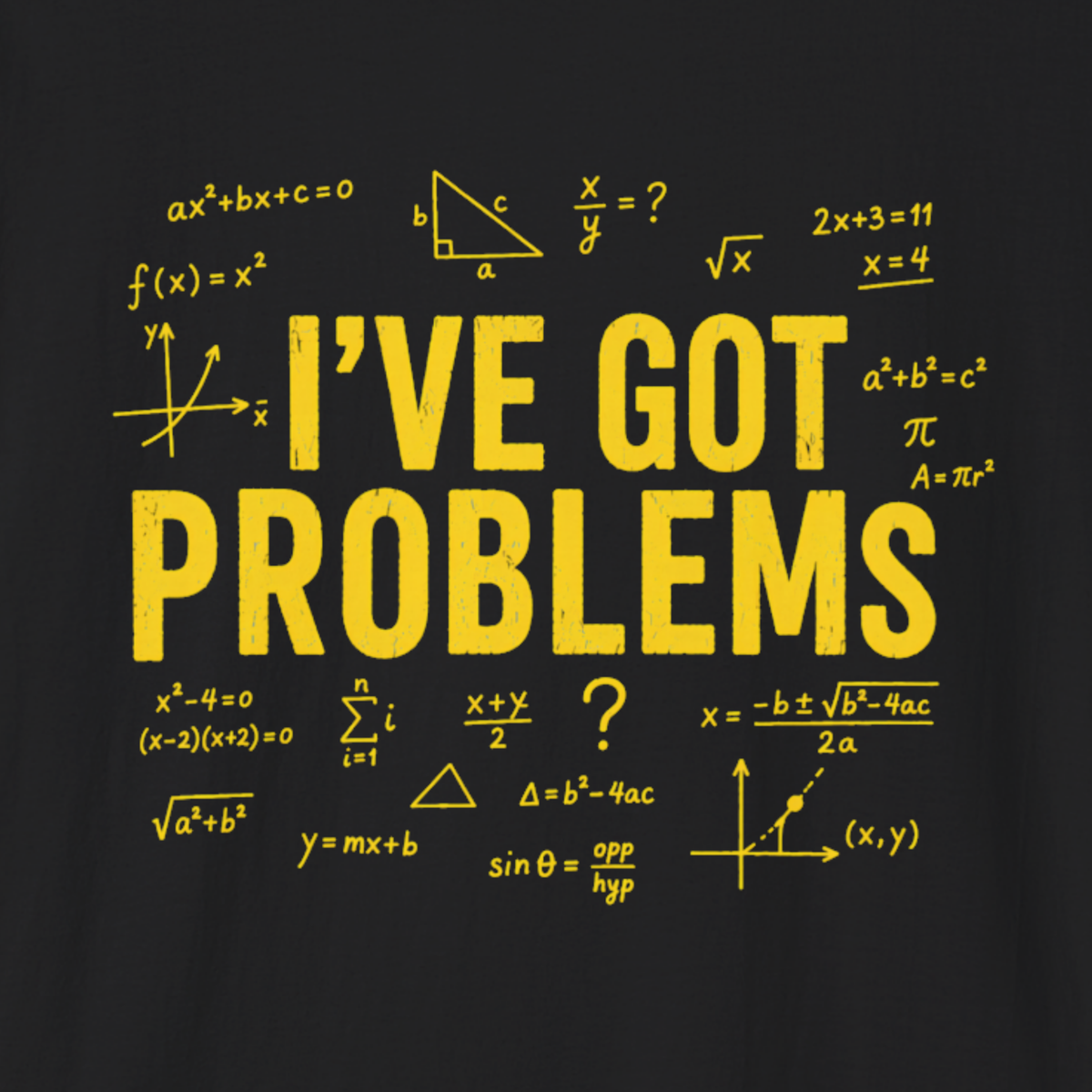 I’ve Got Problems Math T-Shirt