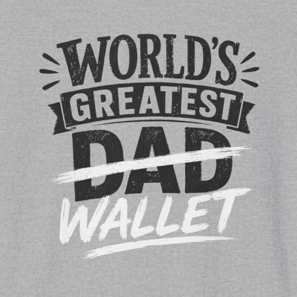 World’s Greatest Dad Wallet T-Shirt – Funny Father’s Day Dad Tee