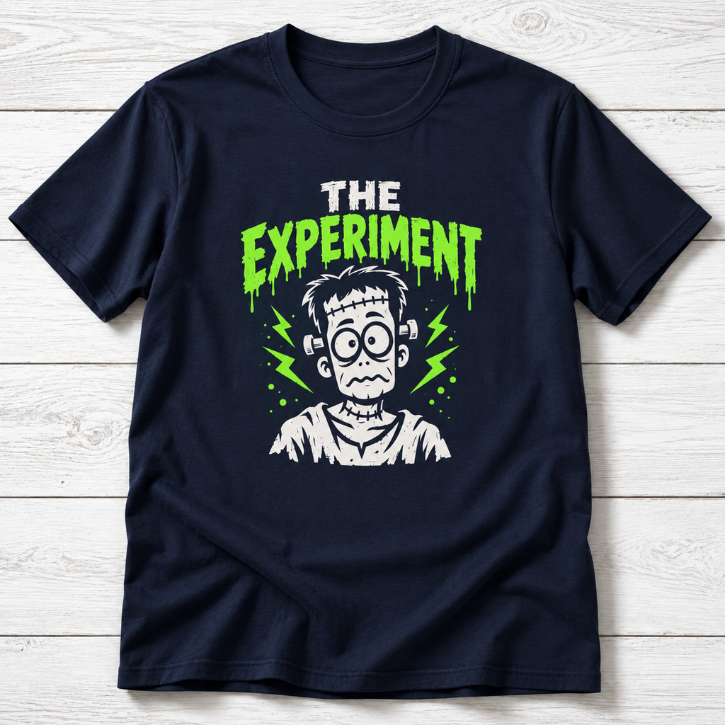 The Experiment T-Shirt | Funny Monster Halloween Shirt