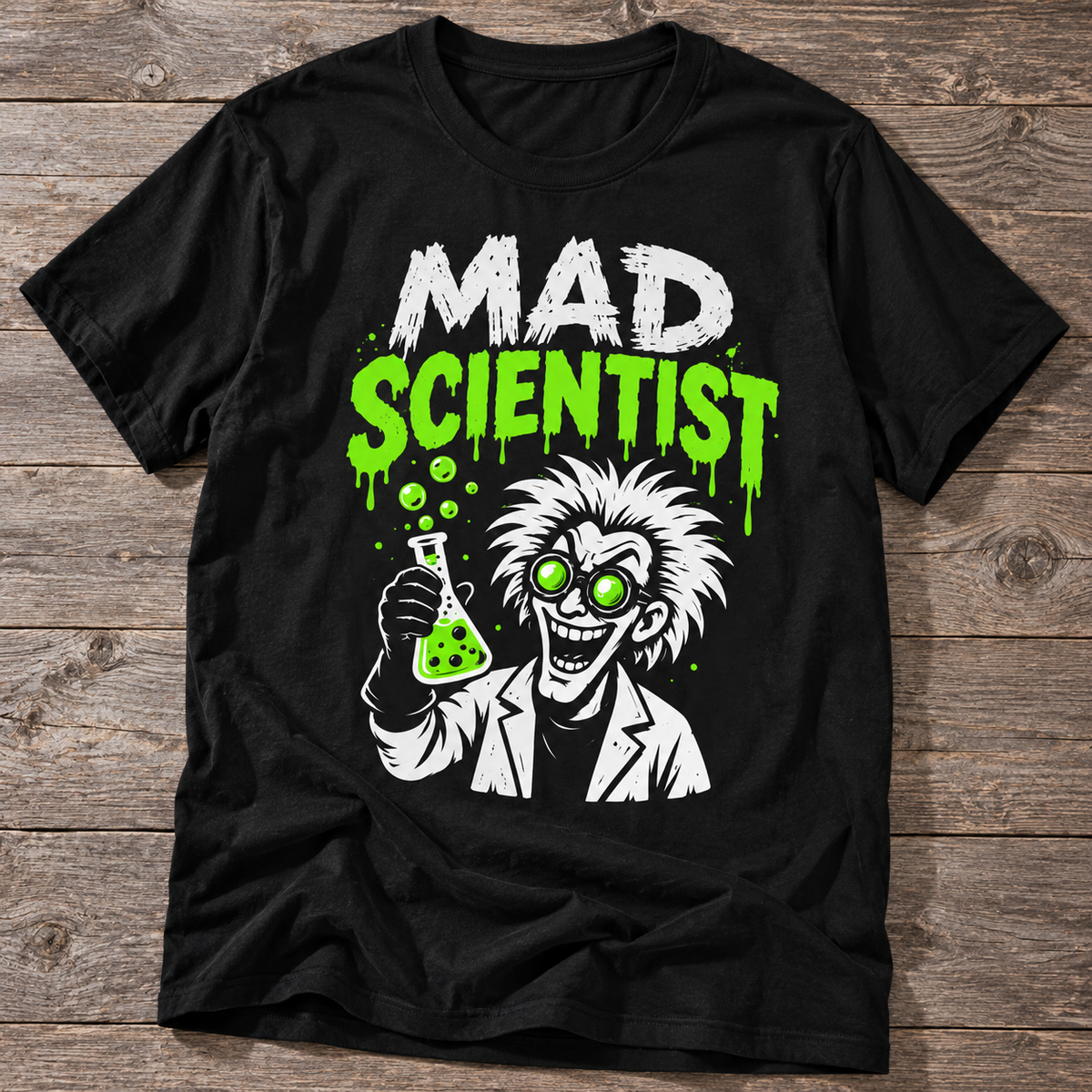 Mad Scientist T-Shirt | Funny Science Halloween Shirt