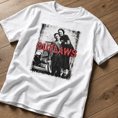 Bonnie & Clyde Outlaws T-Shirt