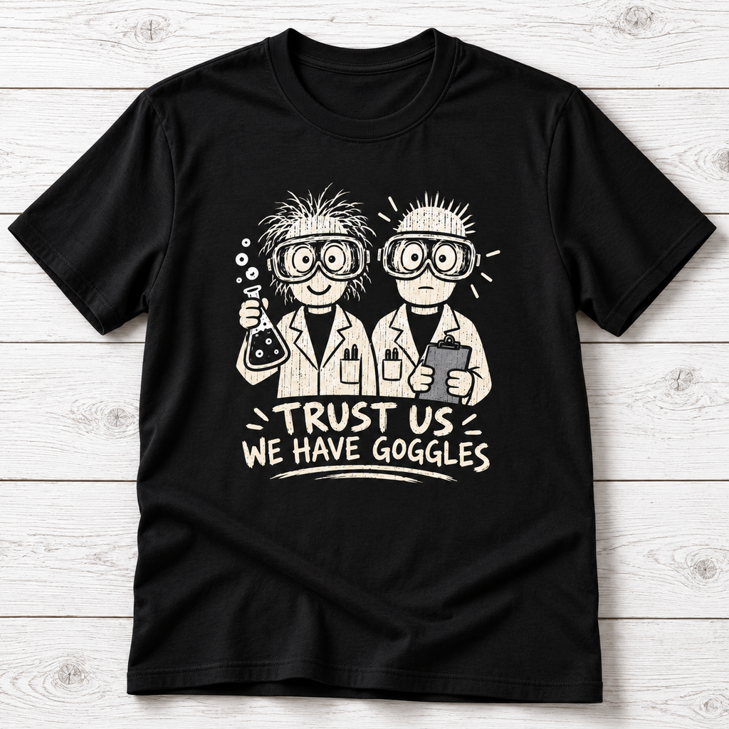 Trust Us We Have Goggles T-Shirt | Funny Scientist Shirt
