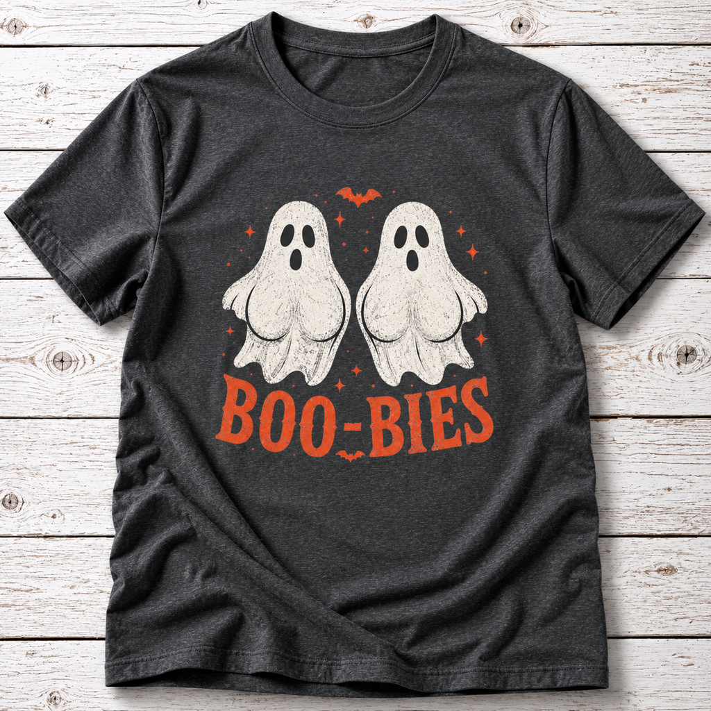 Boo-Bies Funny Halloween T-Shirt