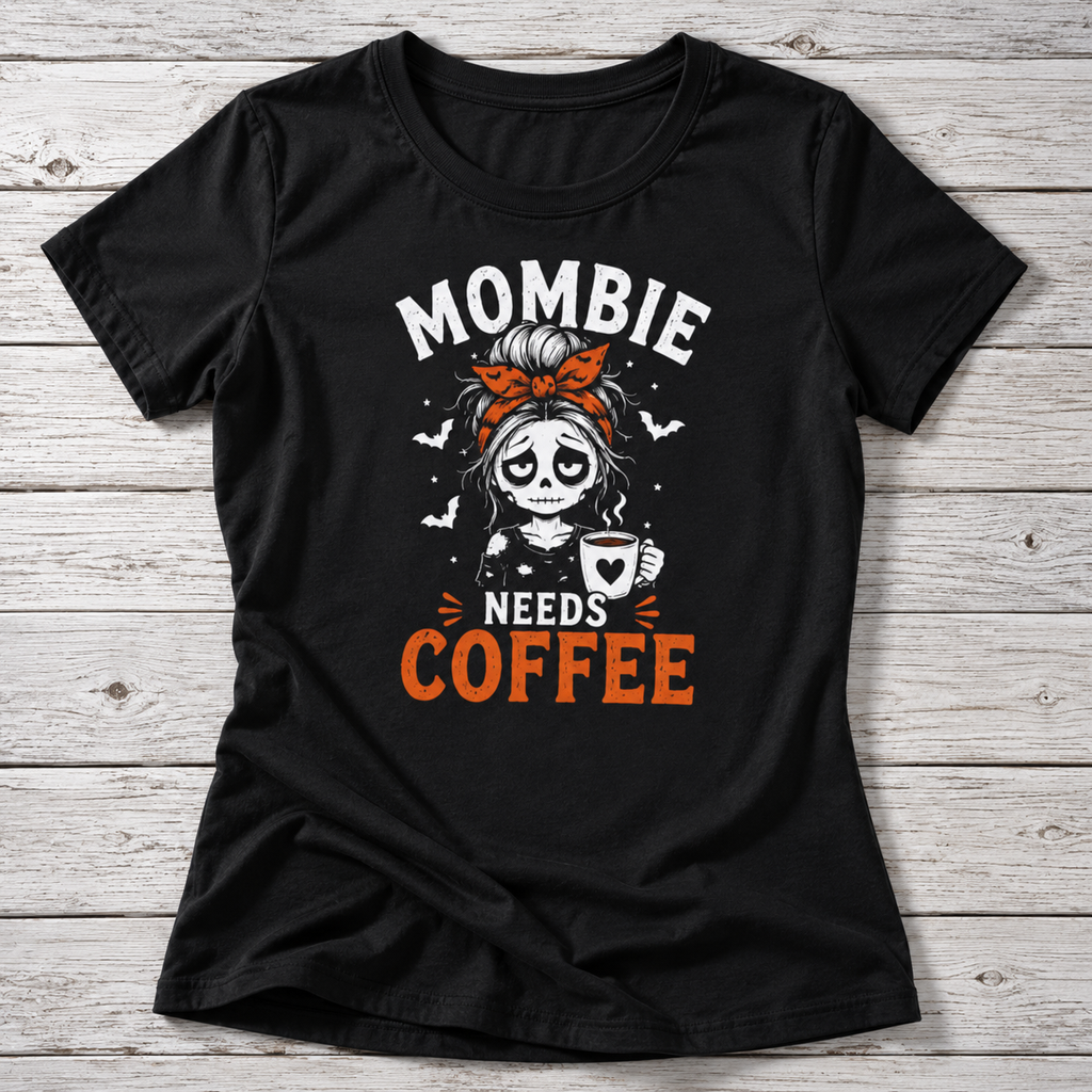 Mombie Needs Coffee T-Shirt