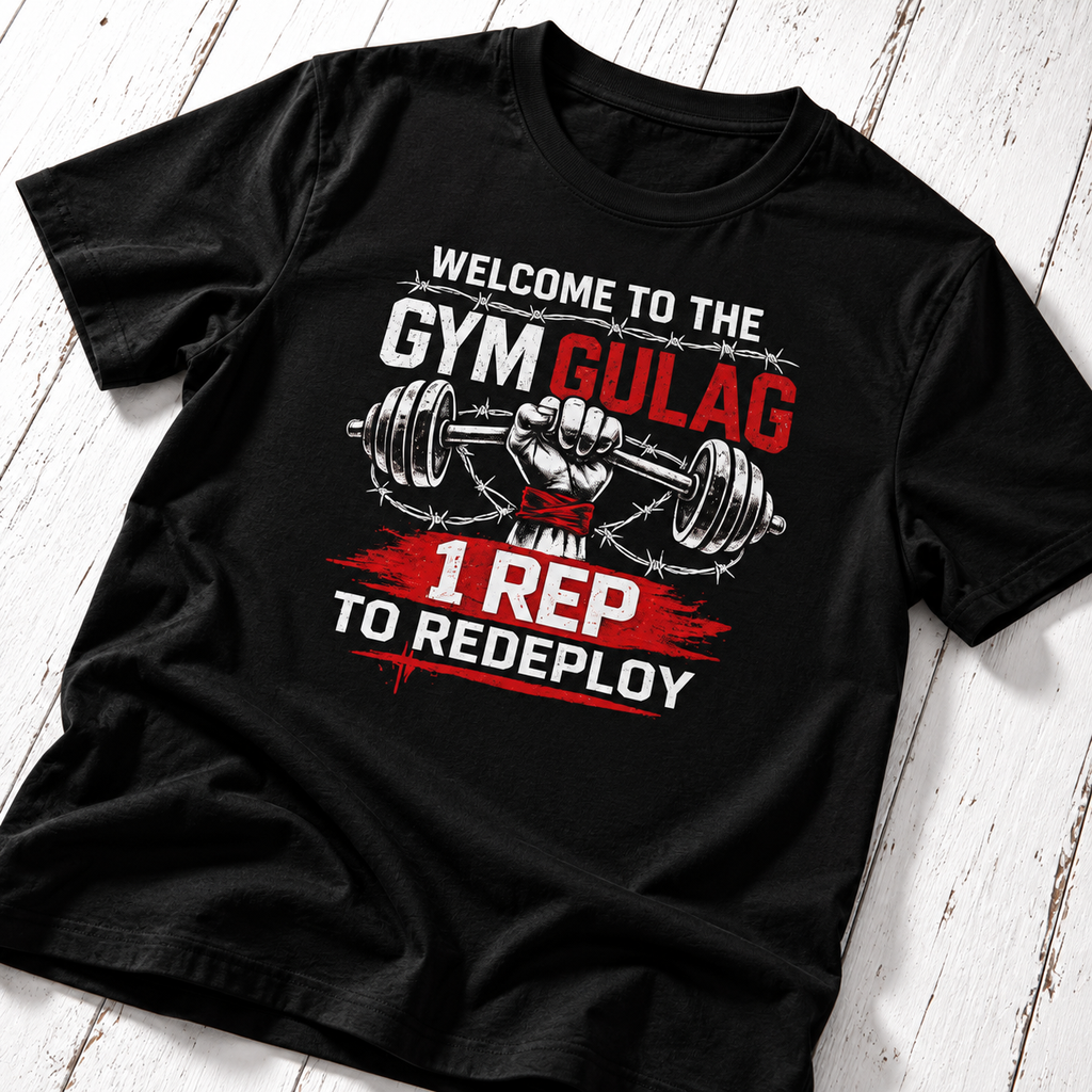 Gym Gulag 1 Rep to Redeploy Gaming T-Shirt