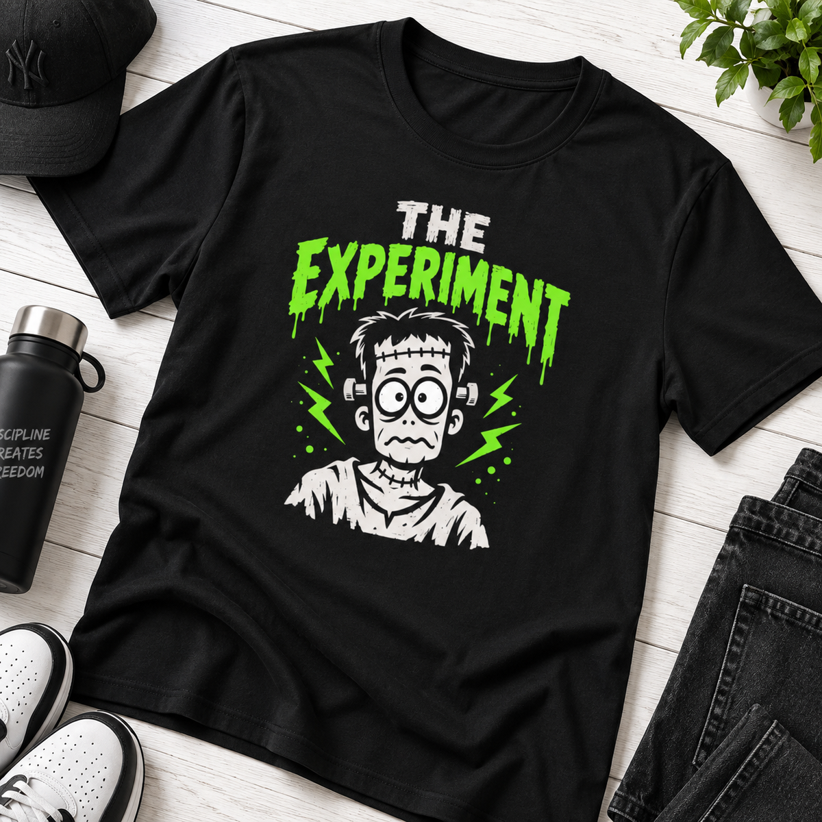 The Experiment T-Shirt | Funny Monster Halloween Shirt