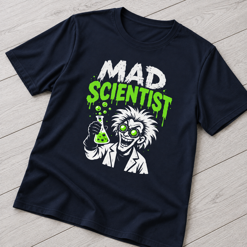 Mad Scientist T-Shirt | Funny Science Halloween Shirt