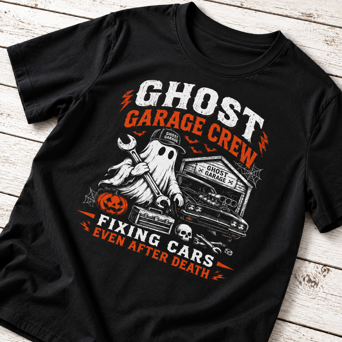 Ghost Garage Crew T-Shirt