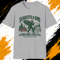 Sasquatch & Sons Christmas Tree Co. T-Shirt – Funny Bigfoot Christmas Shirt